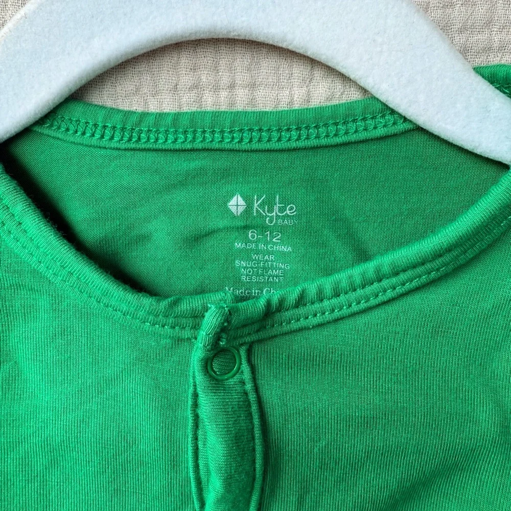 Kyte Baby Sleeveless Bodysuit in Fern 6-12m
